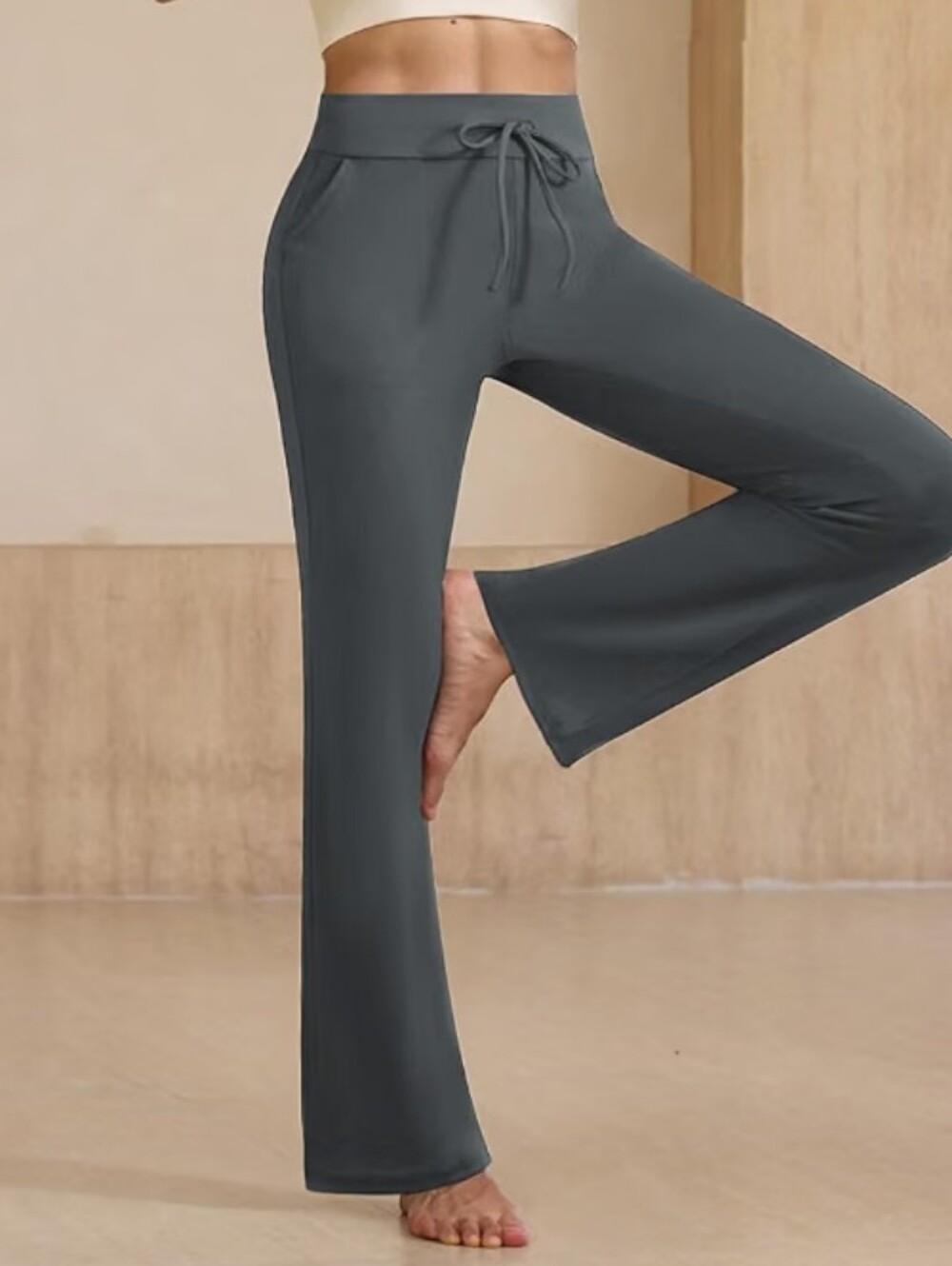 Charcoal Gray Yoga Pants